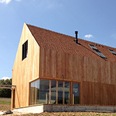 Maison bois dans le Lot