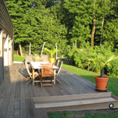 Terrasse de la maison LAG98 - Brulet Stéphane architecte