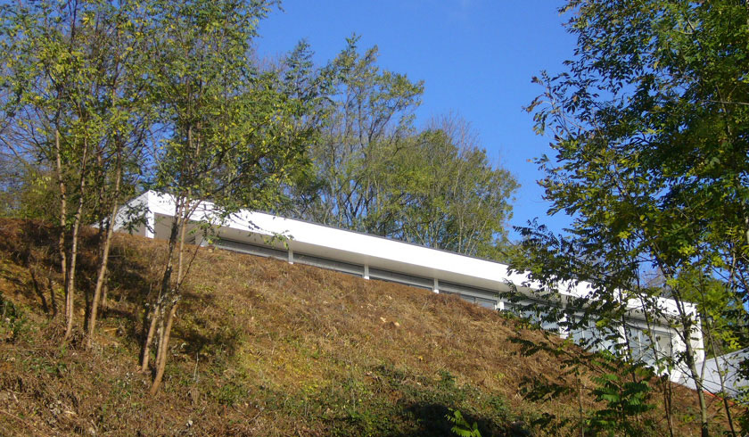 Brulet Stéphane architecture - Maison LAG98 - Vue d'en bas