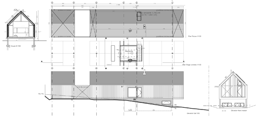 RVL architectes – Grange contemporaine – Façades 2