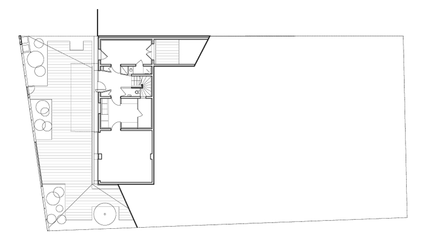 Maison R - Colboc Franzen & associés - Rez-de-chaussée