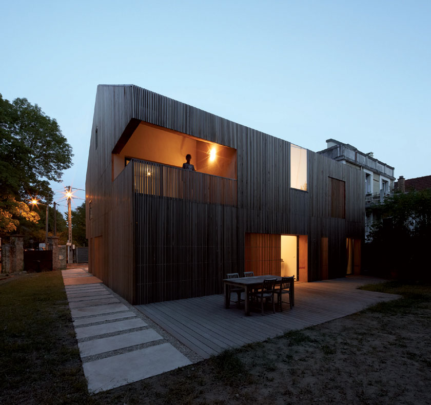 Maison 2G - Avenier & Cornejo architectes - Vue de nuit