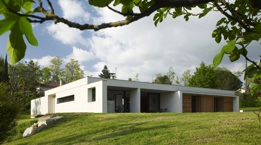 Maison C - Prax architectes - Béton blanc