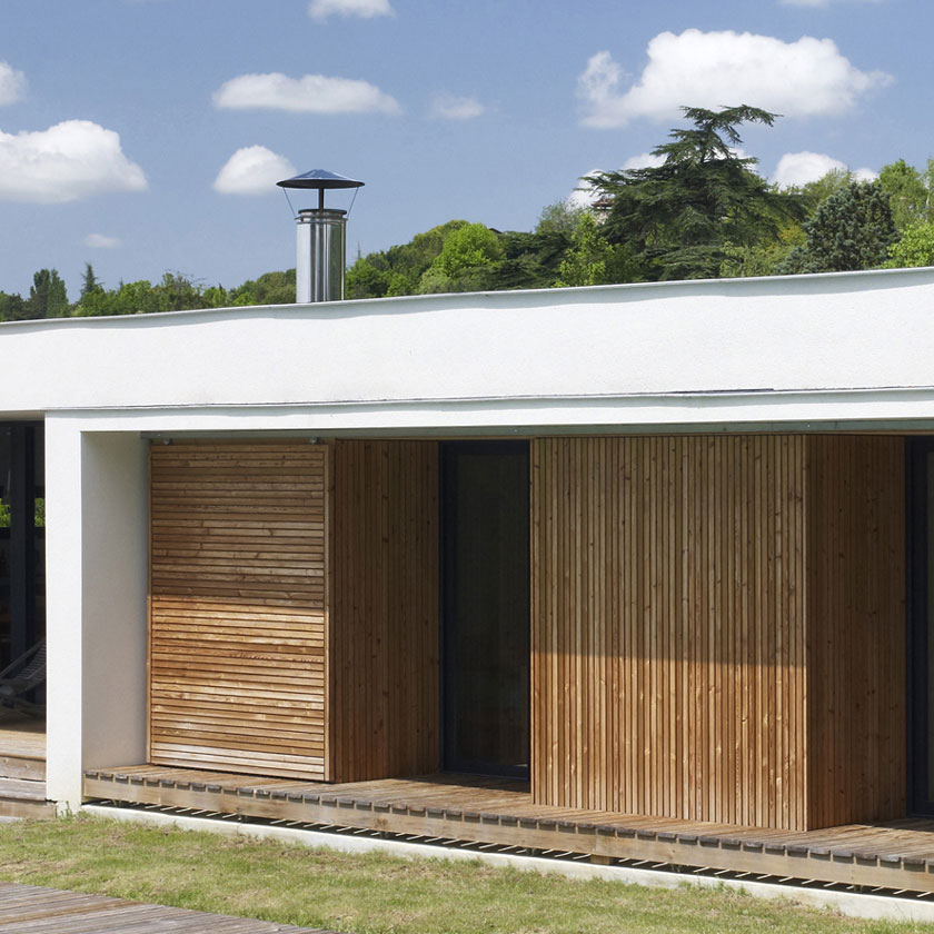 Maison C - Prax architectes - Bois en façade