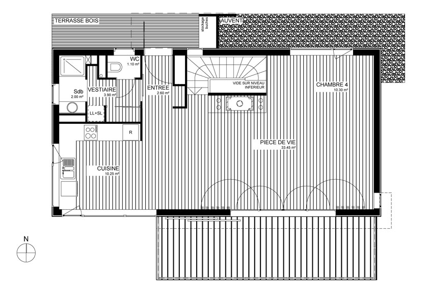 Maison MRZS AAGB - Plan du R+1