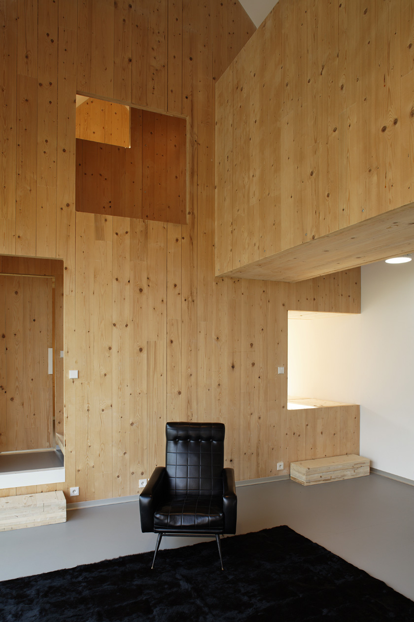 Lode architecture - Maison G Intérieur bois