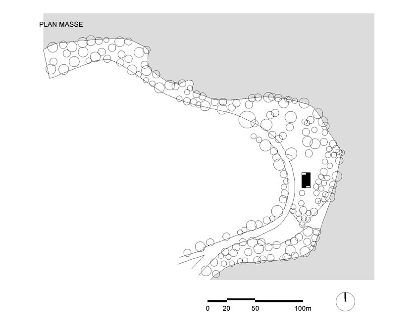 Lode - Maison D - PLAN MASSE