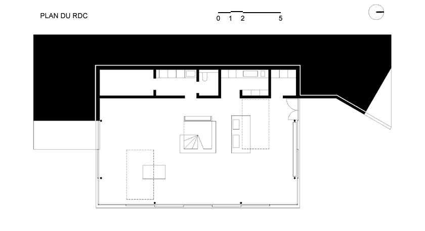 Lode architecture - Maison D - Plan du RDC