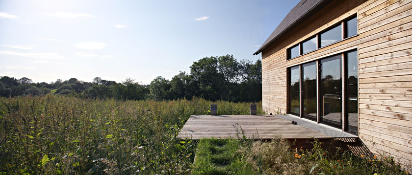 Lode architecture - Maison F - Terrasse ouverte sur le paysage