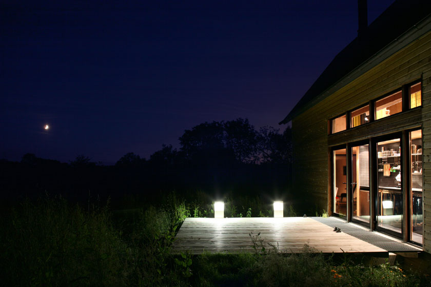 Lode architecture - Maison F - Terrasse de nuit