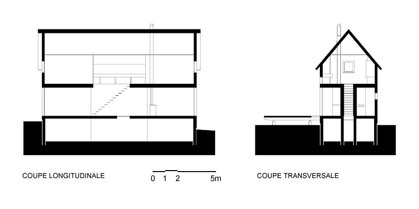 Lode architecture - Maison F - COUPES