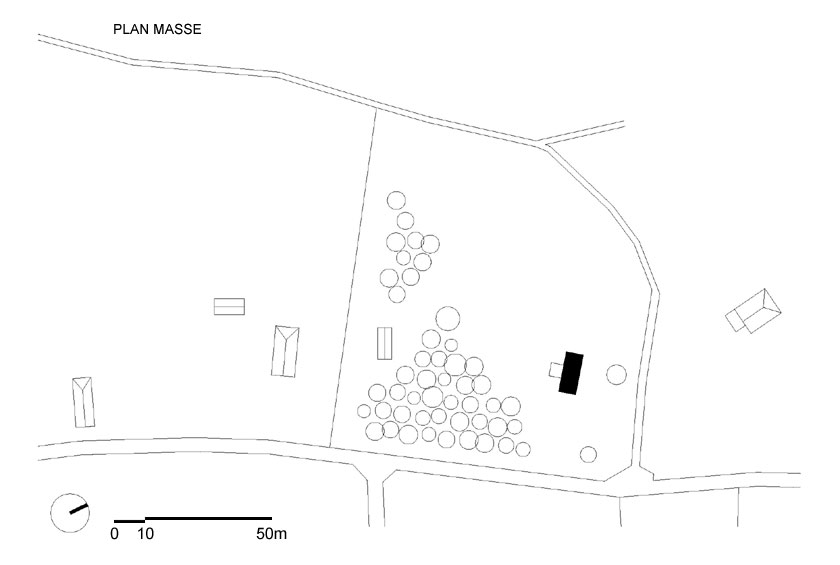 Lode architecture - Maison F - PLAN MASSE