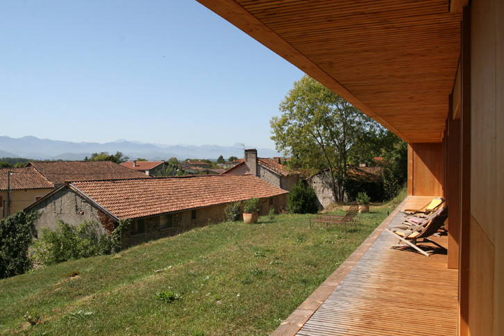 Maison P3 - Prax architectes - Vue sur les Pyrénées