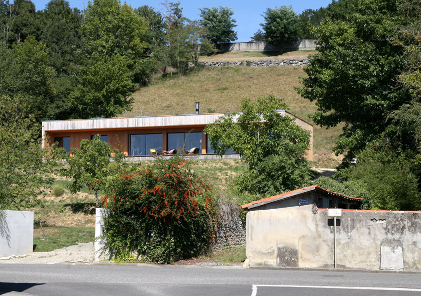 Prax architectes - Vue de la maison P3 