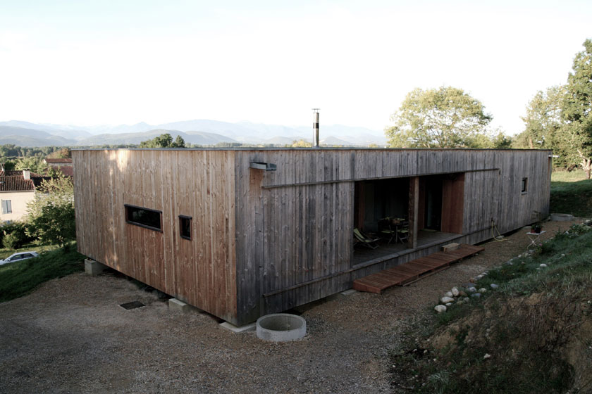 Prax architectes - Maison P3 - Façade arrière