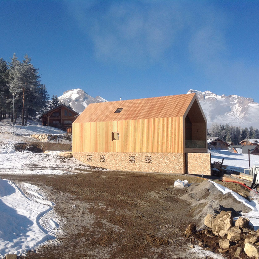 Frédéric Géraud architecte - Chalet contemporain bardage bois