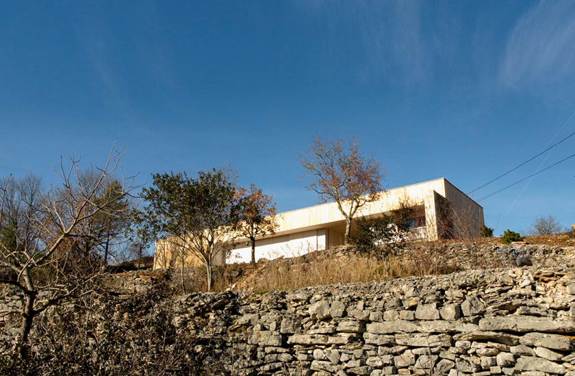 Yann Ouvrieux architecte - Maison B vue d'en bas