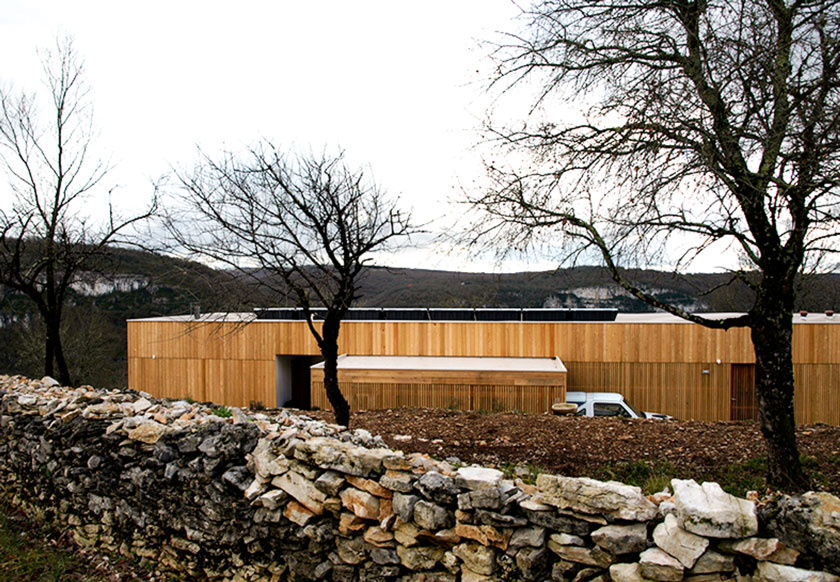 Yann Ouvrieux architecte - Arrière maison à Marcilhac