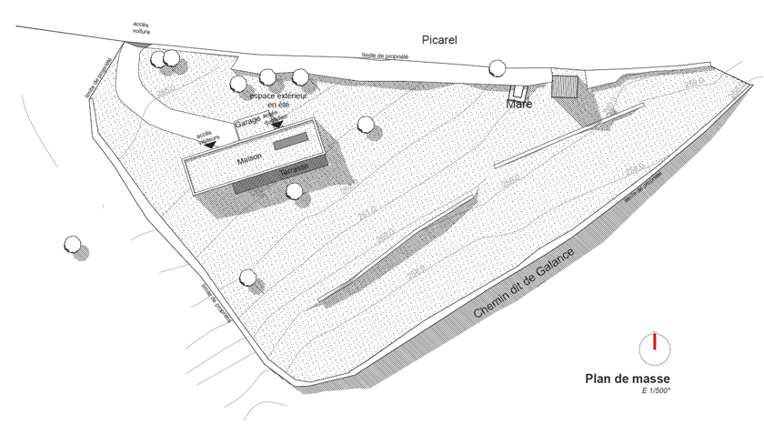 Yann Ouvrieux achitecte - Plan-Masse