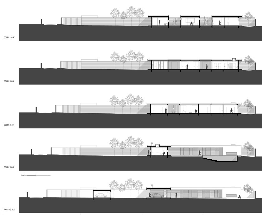 BOA architecte - Maison V - COUPES 1