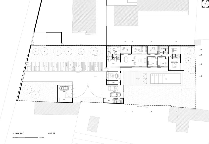 BOA architecte - Maison V - PLAN DU RDC