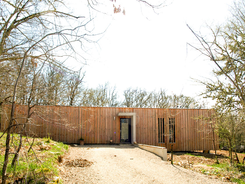 Partie Ouest en porte à faux - Maison P - Yann Ouvrieux architecte