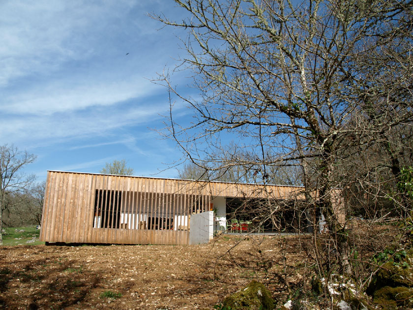 Maison P - Yann Ouvrieux architecte - Façade Sud