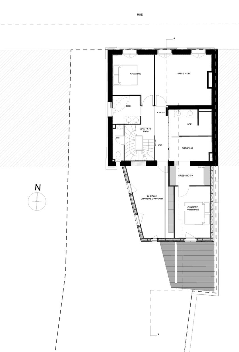 AAGB - Maison B - Plan Etage