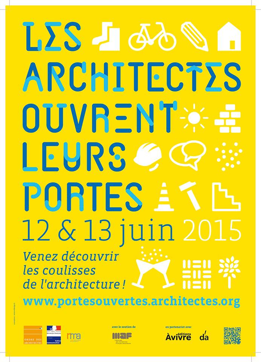 Affiche Les Architectes ouvrent leurs portes